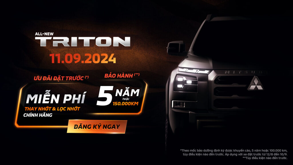 CHƯƠNG TRÌNH ĐẶT HÀNG TRƯỚC ALL-NEW TRITON 2024